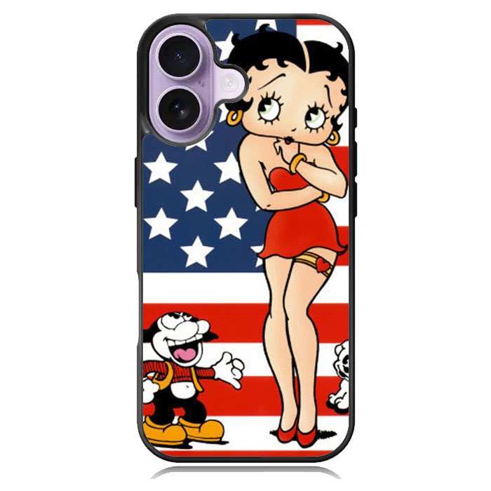 Betty Boop iPhone 16 Case DC0168