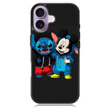 Stitch And Mickey Mouse iPhone 16 Case DC1771