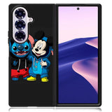 Stitch And Mickey Mouse Samsung Galaxy Z Fold 7 Case DC1771