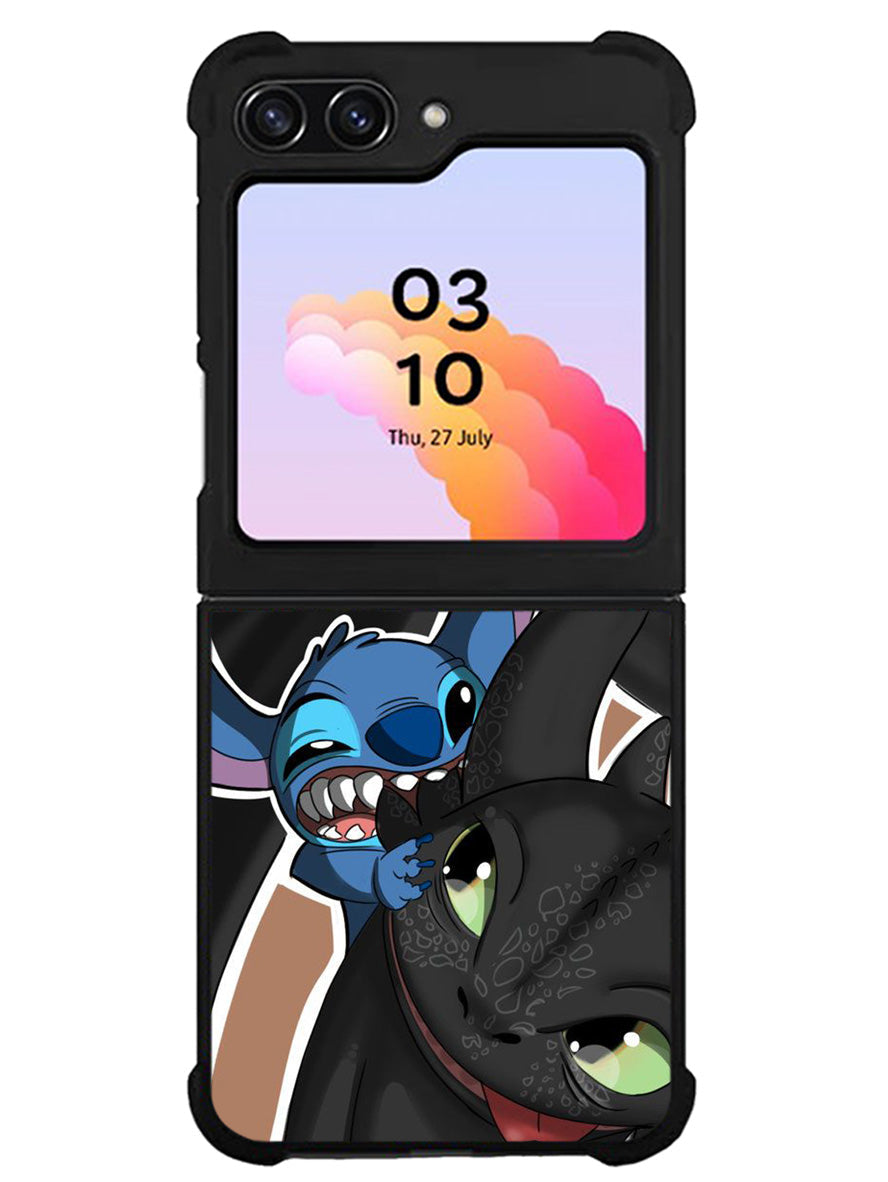 stitch toothless Samsung Galaxy Z Flip 5 5G 2023 Case