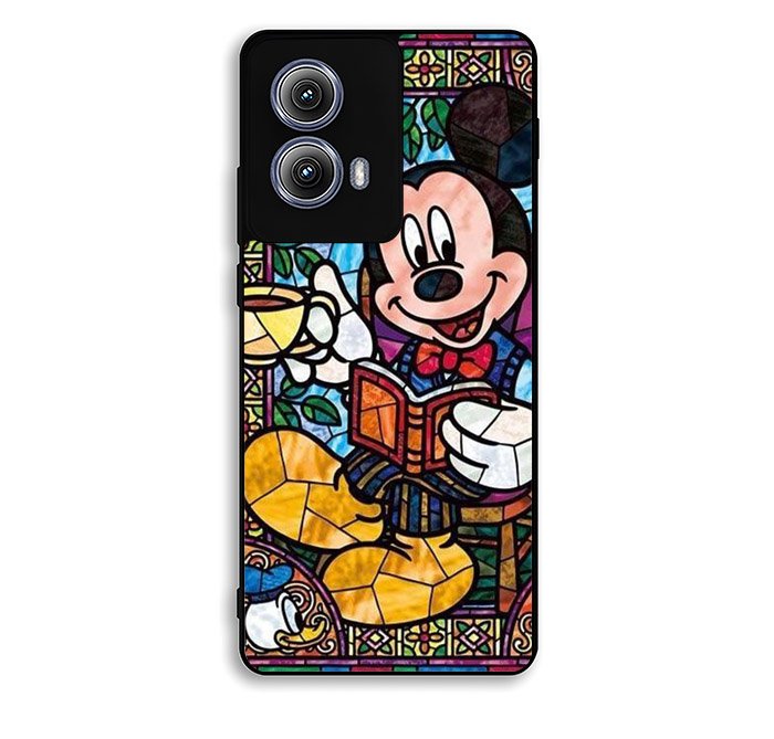 Stained Glass Disney Motorola Moto Edge 2024 Case DC2361