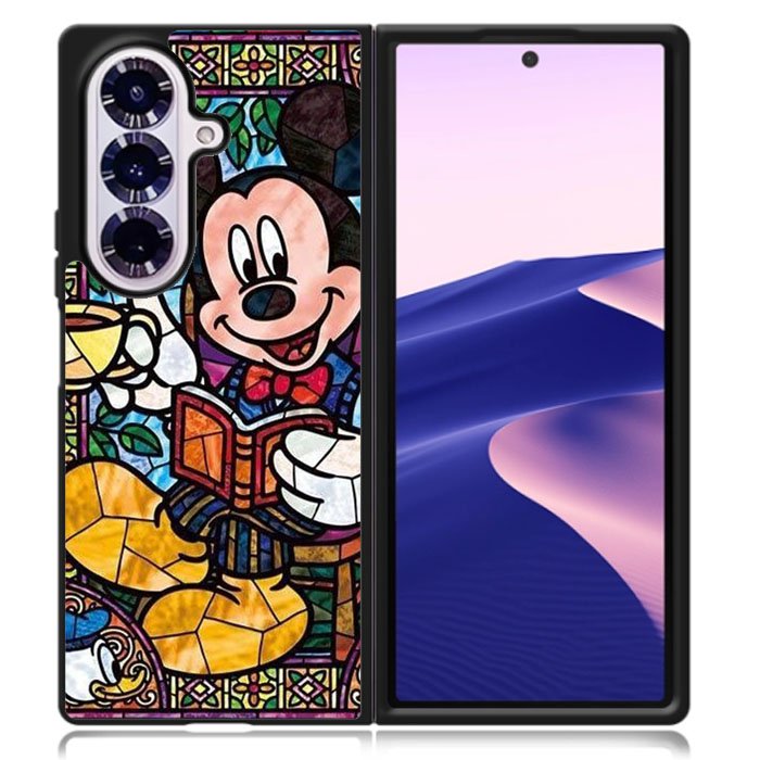 Stained Glass Disney Samsung Galaxy Z Fold 7 Case DC1732