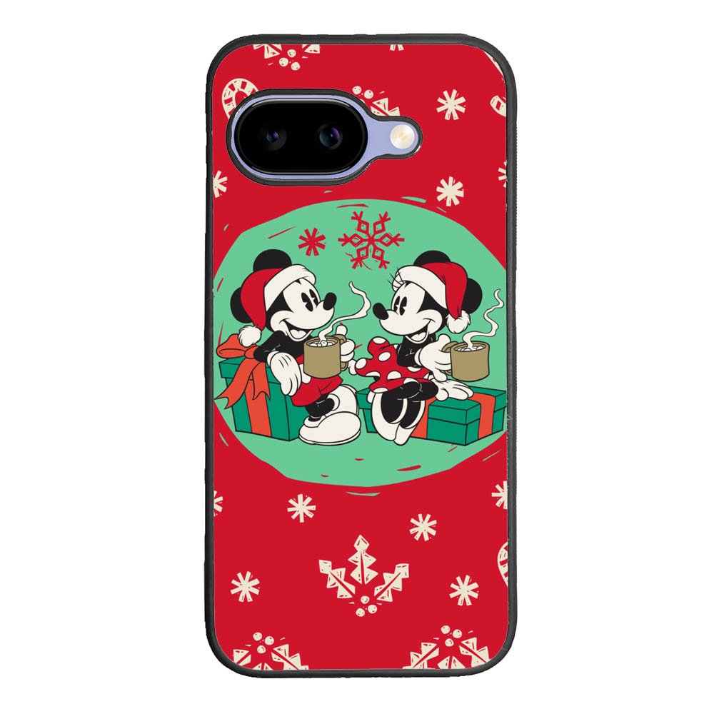 mickey and minnie christmas Google Pixel 10A Case