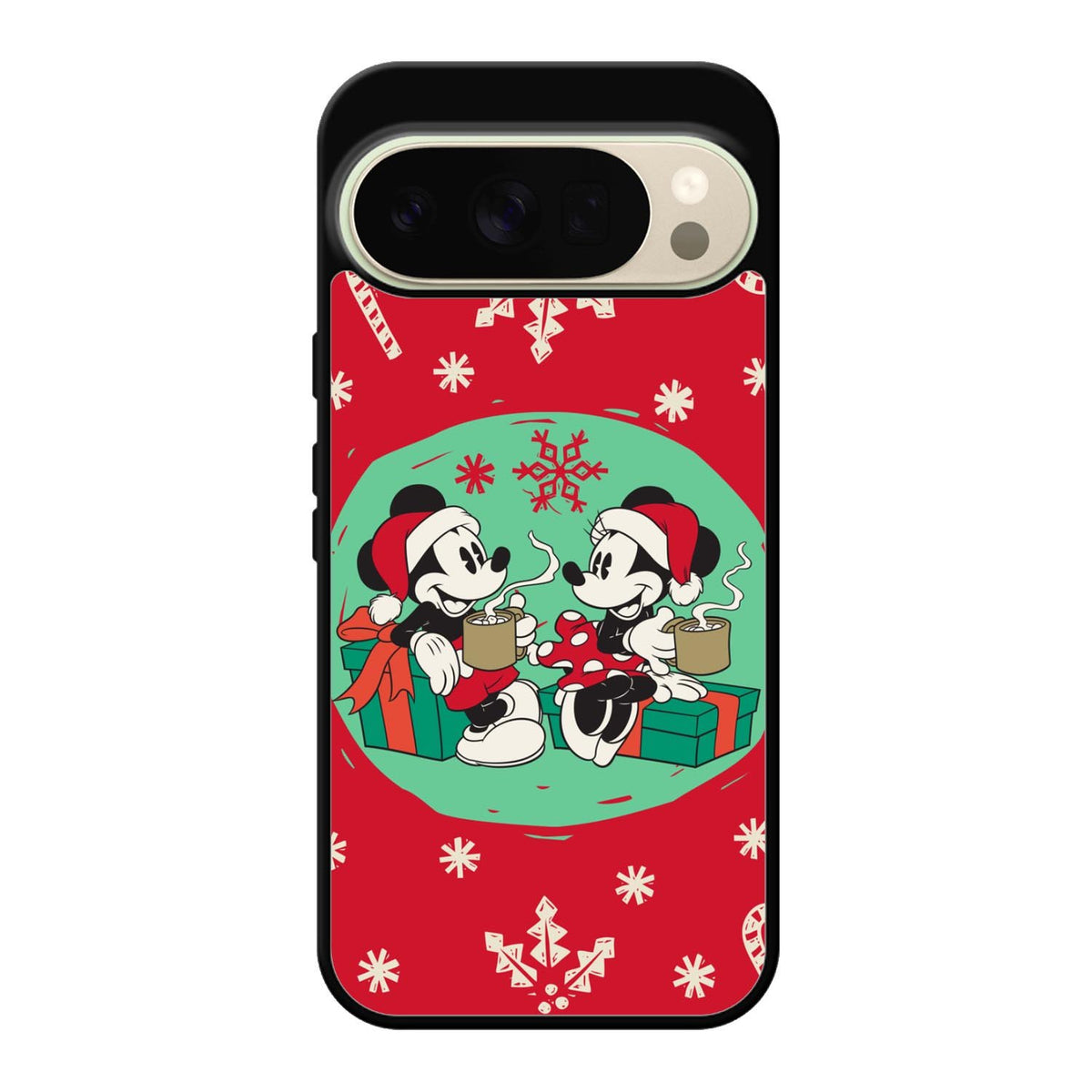mickey and minnie christmas Google Pixel 10 Pro Case