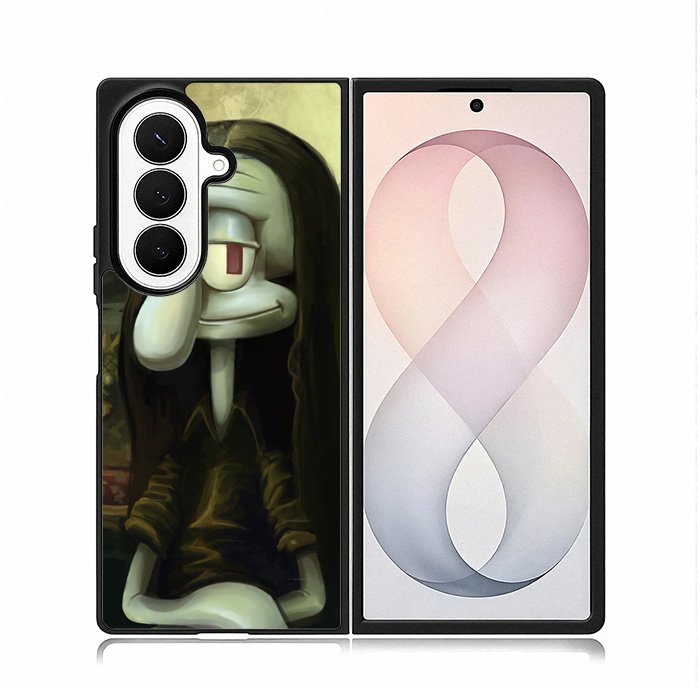 Squidward Monalisa Samsung Galaxy Z Fold 8 Ultra Case