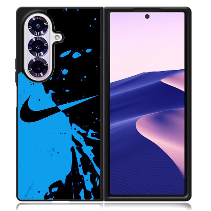 Blue And Black Samsung Galaxy Z Fold 7 Case DC0199