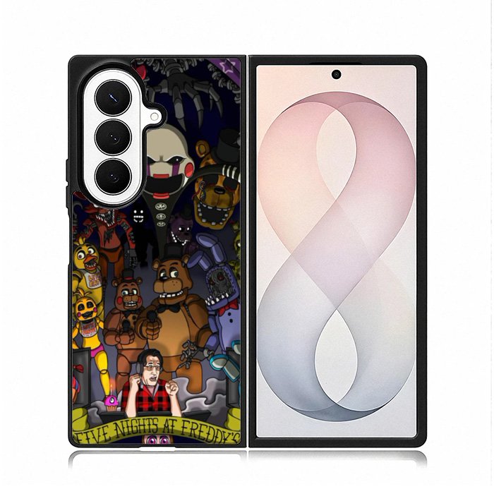 Five Nights At Freddys Characters Samsung Galaxy Z Fold 8 Ultra Case DC0640