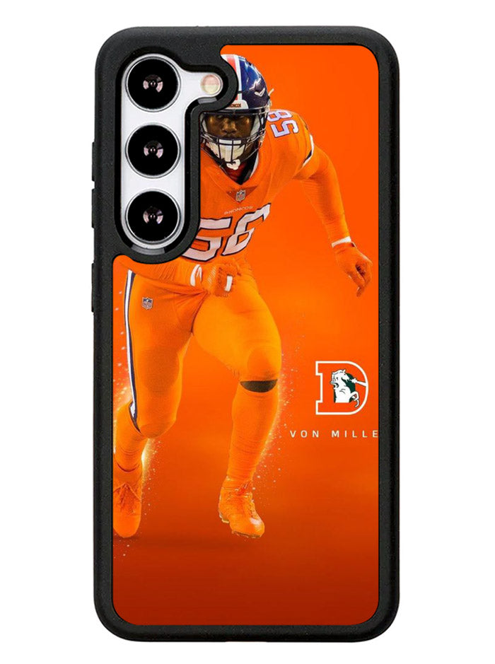 Von Miller Denver Broncos Samsung Galaxy S23 Plus 5G / Samsung Galaxy S23+ 5G Case