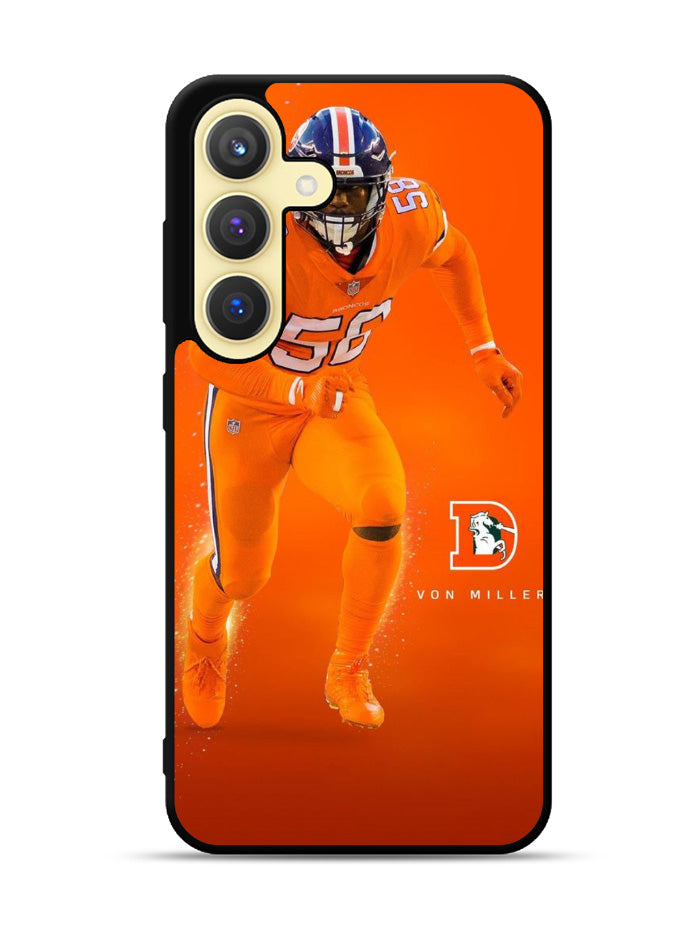 Von Miller Denver Broncos Samsung Galaxy S24 Plus 5G , Samsung Galaxy S24+ 5G Case