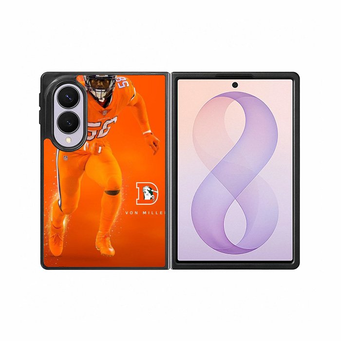 Von Miller Denver Broncos Samsung Galaxy Z Fold 8 Case