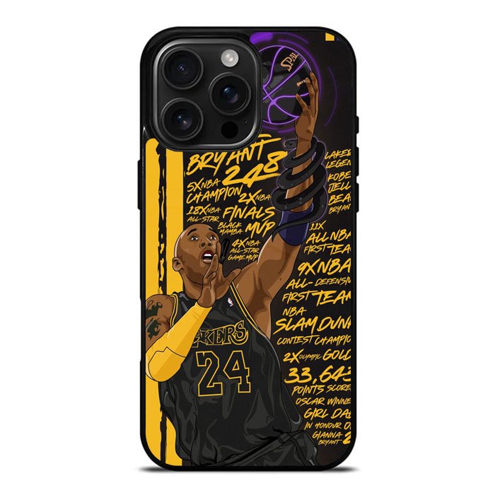 Los Angeles Lakers iPhone 16 Pro Max Case DC1065