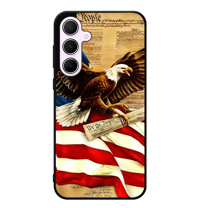 American Flag Eagle Samsung Galaxy A35 5G Case DC0065