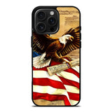 American Flag Eagle iPhone 16 Pro Max Case DC0065
