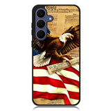 American Flag Eagle Samsung Galaxy S23 FE Case DC0065