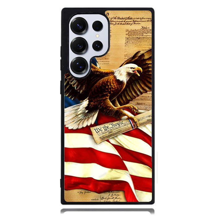 American Flag Eagle Samsung Galaxy S24 Ultra Case DC0065