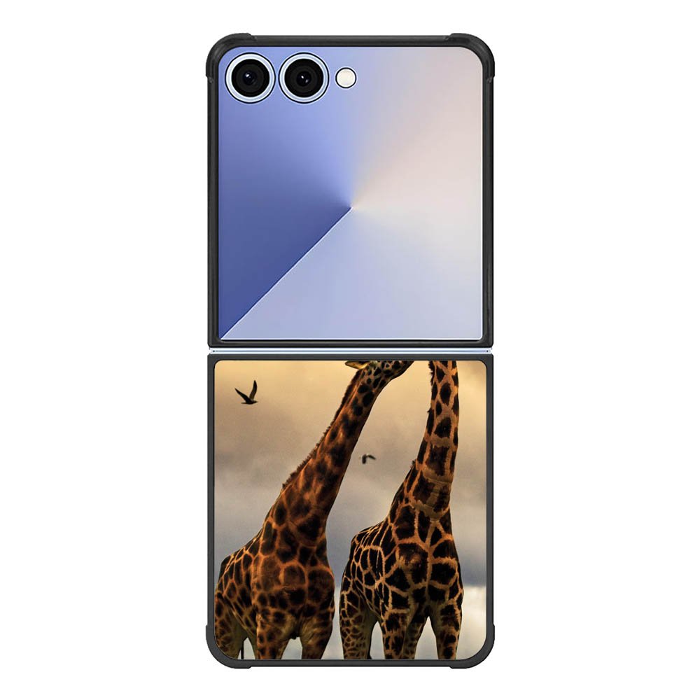 giraffes photography Samsung Galaxy Z Flip 7 5G Case
