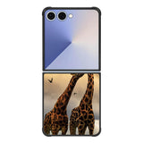 giraffes photography Samsung Galaxy Z Flip 7 5G Case