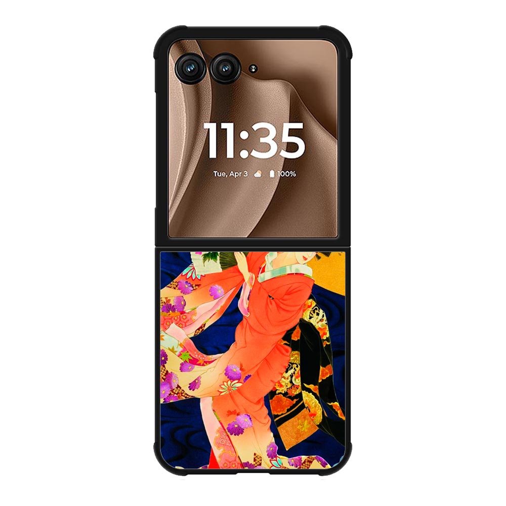 Japanese Geisha Asian Motorola Moto RAZR Plus 2025 Case