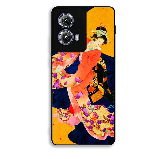 Japanese Geisha Asian Motorola Moto Edge 2024 Case DC3289