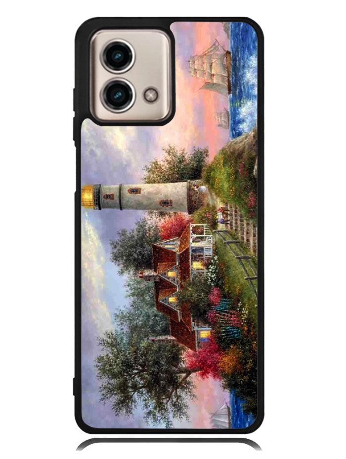 Lighthouse On Hill art Motorola Moto G Stylus 5G 2023 Case