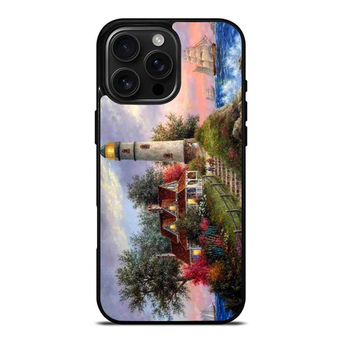 Lighthouse On Hill Art iPhone 16 Pro Case DC1024