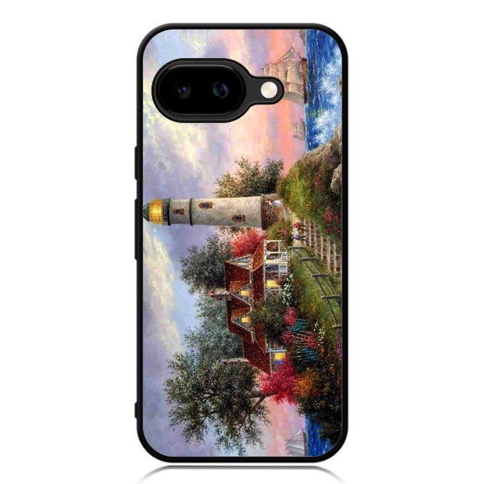 Lighthouse On Hill Art Google Pixel 9A Case DC1024