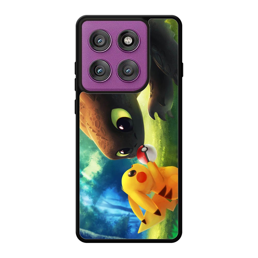 toothless and pikachu Motorola Moto Edge 60 Pro Case