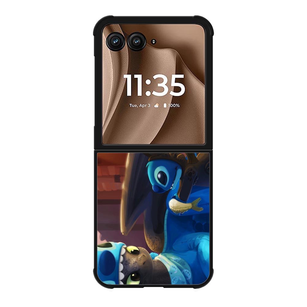 stitch and toothless Motorola Moto RAZR Plus 2025 Case
