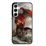 Red Dragon Wallpaper Samsung Galaxy A35 5G Case DC1568