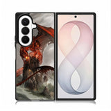 Red Dragon Wallpaper Samsung Galaxy Z Fold 8 Ultra Case DC1568