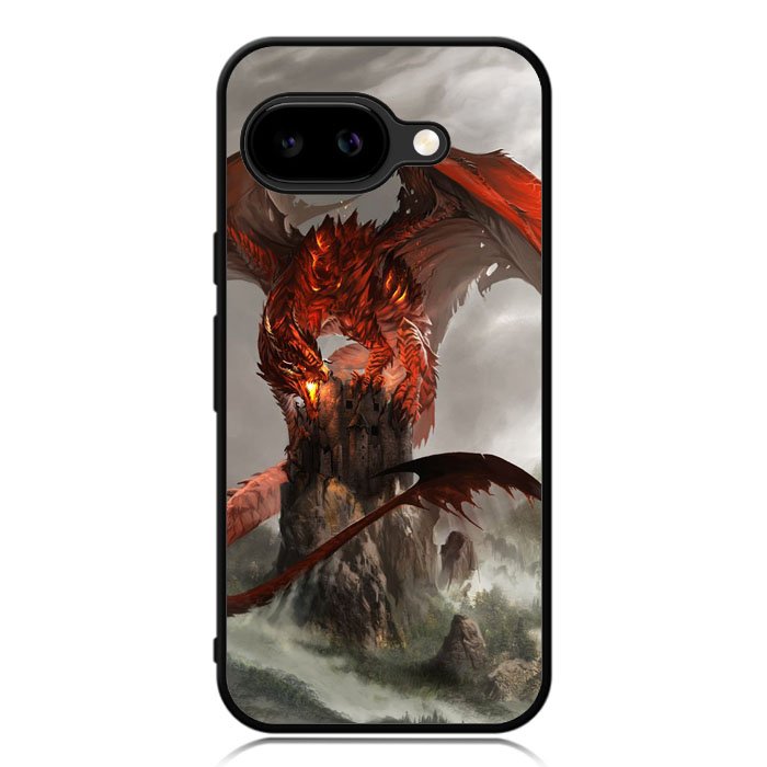 Red Dragon Wallpaper Google Pixel 9A Case DC1568