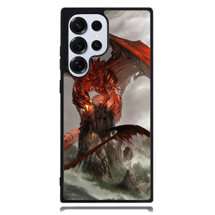 Red Dragon Wallpaper Samsung Galaxy S24 Ultra Case DC1568