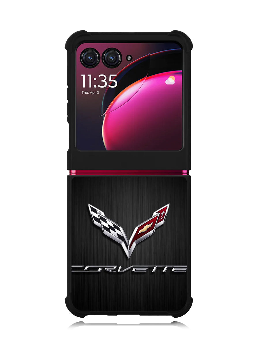 Corvette Car Logo Motorola Moto Razr Plus 2023 , Moto Razr+ 2023 Case