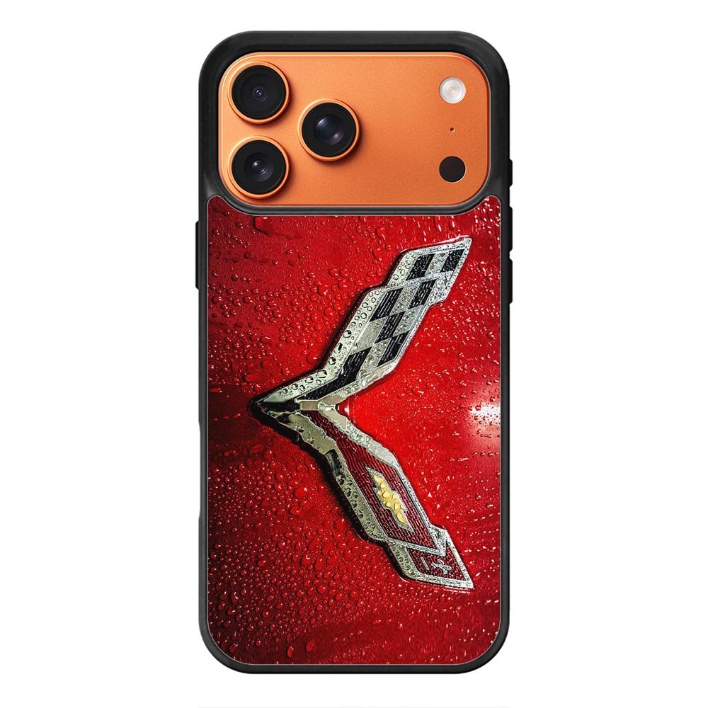 Corvette Logo Condenses iPhone 18 Pro Case