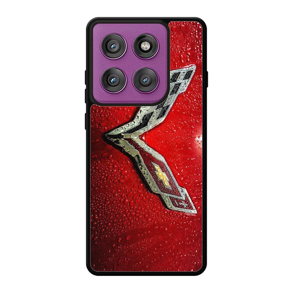 Corvette Logo Condenses Motorola Moto Edge 60 Pro Case