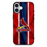 Flag St Louis Cardinals iPhone 16 Case