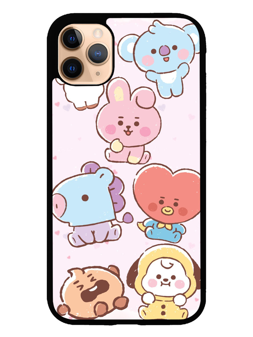 BTS Kawaii iPhone 11 Pro Case