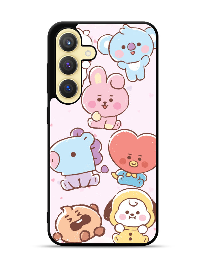 BTS Kawaii Samsung Galaxy S24 Plus 5G , Samsung Galaxy S24+ 5G Case