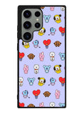 Kawaii BT21 BTS Samsung Galaxy S23 Ultra 5G Case