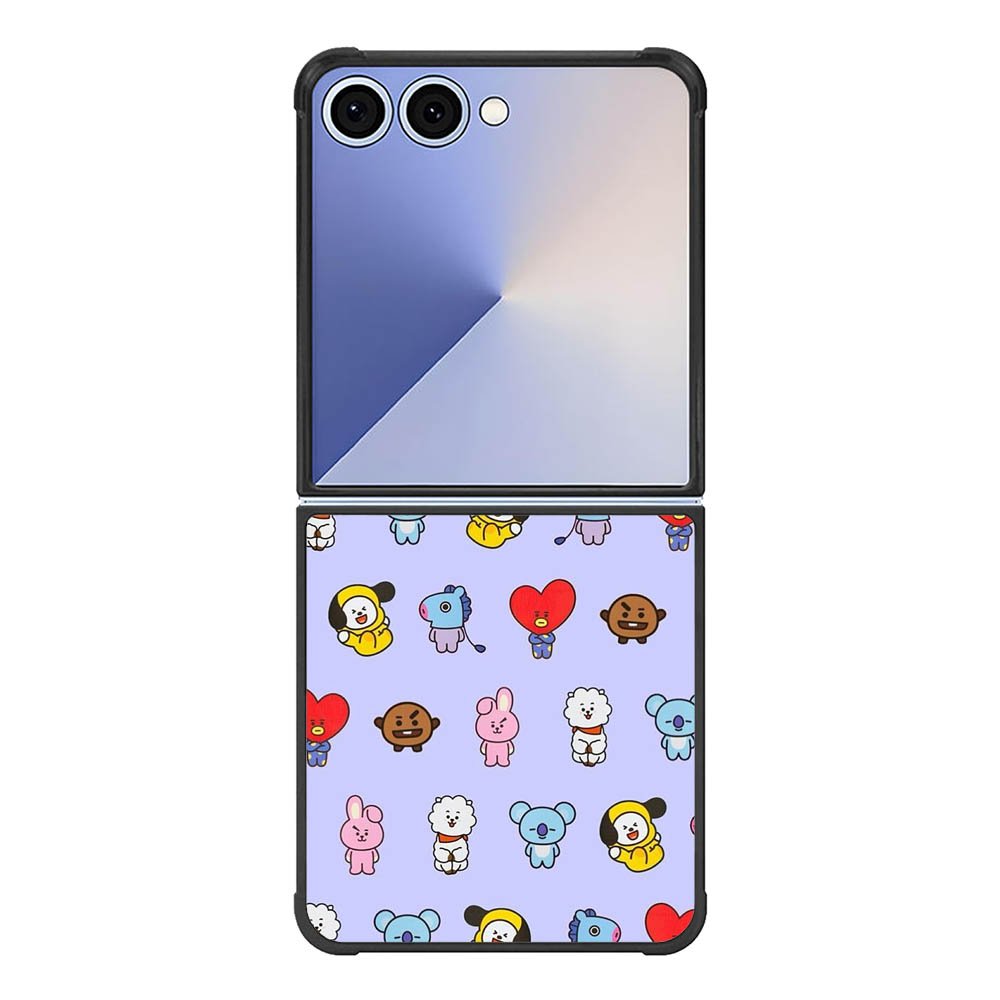 Kawaii BT21 BTS Samsung Galaxy Z Flip 7 5G Case