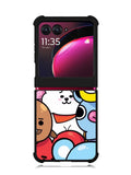 BT21 2nd Motorola Moto Razr Plus 2023 , Moto Razr+ 2023 Case