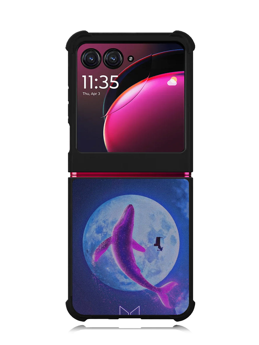 BTS and Moon Motorola Moto Razr Plus 2023 , Moto Razr+ 2023 Case