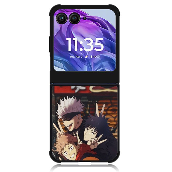 Jujutsu Kaisen Team Motorola Moto Razr Plus 2024 , Moto Razr+ 2024 Case