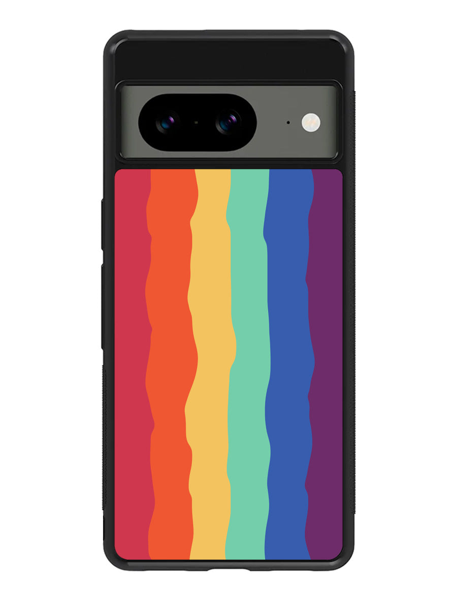 Pride Rainbow Stripes Google Pixel 8 Case