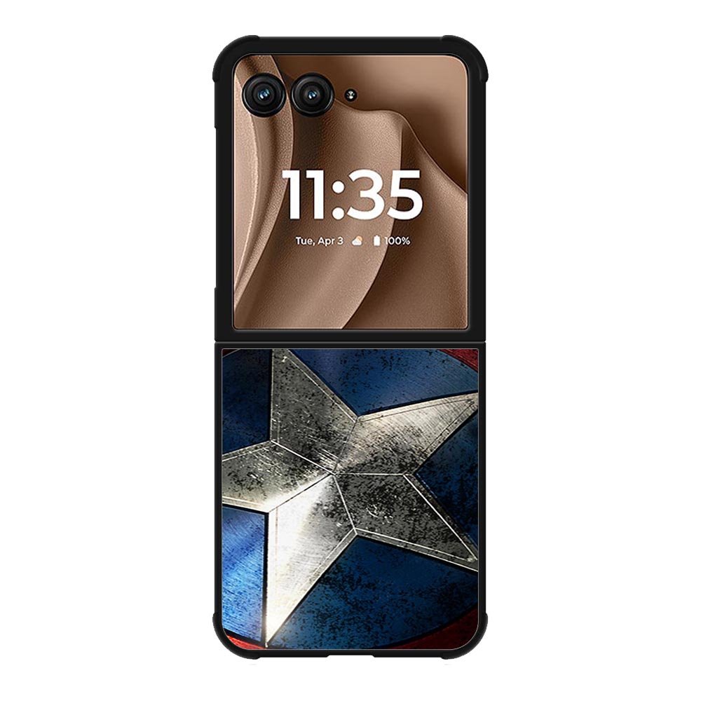 Captain America Shield Snap Motorola Moto RAZR Plus 2025 Case