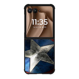 Captain America Shield Snap Motorola Moto RAZR Plus 2025 Case