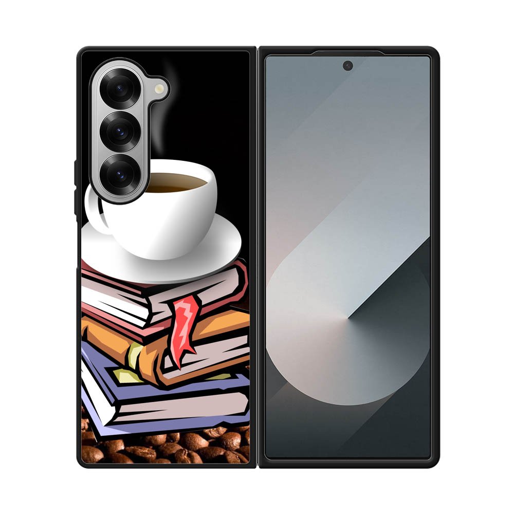 Coffee and Good Book Samsung Galaxy Z Fold 7 5G Case