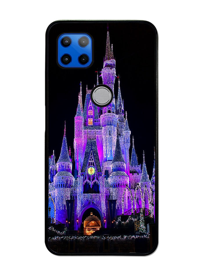 Disney Castle Night Lights 3rd Motorola Moto G 5G Case , Moto One 5G Ace Case