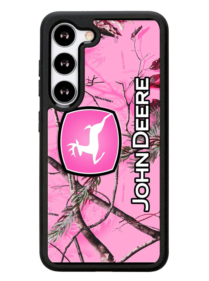 John Deere Pink Camo Samsung Galaxy S23 Plus 5G / Samsung Galaxy S23+ 5G Case