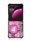 John Deere Pink Camo Motorola Moto Razr Plus 2023 , Moto Razr+ 2023 Case